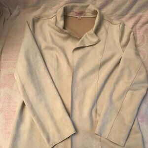 Philosophy Republic Clothing OPEN FRONT blazer with side slits